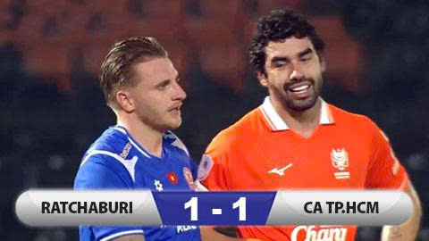 Kết quả Ratchaburi 1-1 CA TP.HCM: Tiếc cho CA TP.HCM